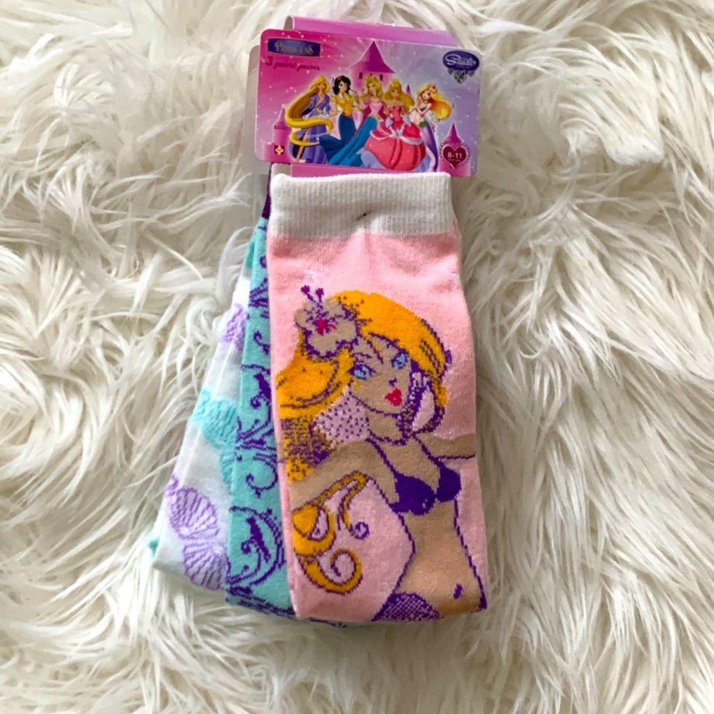 Disney Princess Socks 3 pk
